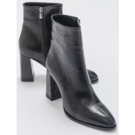  luvishoes jewel black print women`s heeled boots