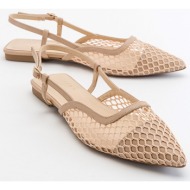  luvishoes brace women`s beige skin sandals