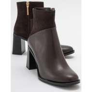  luvishoes ropa women`s brown heeled boots