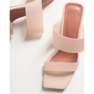  luvishoes women`s skinny heels, transparent slippers 123