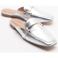  luvishoes ronda silver women`s slippers