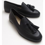 luvishoes f04 black skin leather shoes