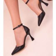  soho black women`s classic heeled shoes 17844