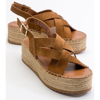 luvishoes lontano women`s tan sandals σε προσφορά