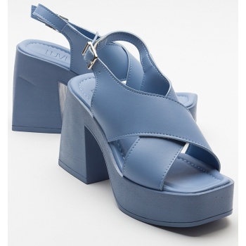 luvishoes cova baby blue women`s heeled σε προσφορά