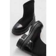 luvishoes bendis women`s black scuba boots.