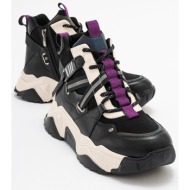  luvishoes clara black purple women`s sports boots