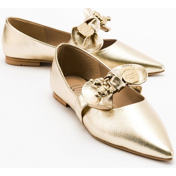 luvishoes helsi women`s gold bow flat σε προσφορά