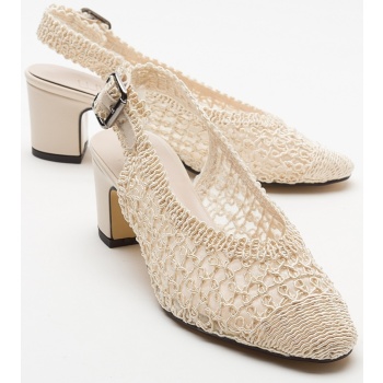 luvishoes lopa women`s beige knitted