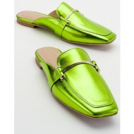  luvishoes ronda light green women`s slippers