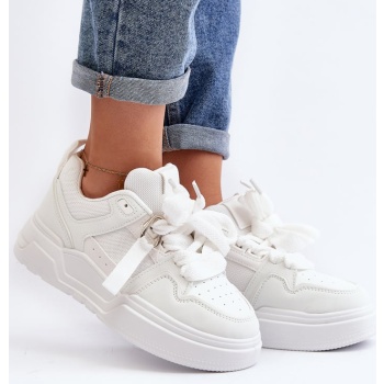 women`s sneakers sports shoes white σε προσφορά