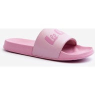  women`s classic lee cooper flip-flops pink