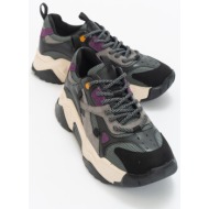  luvishoes lecce black-purple multi women`s sneakers