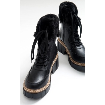 luvishoes faıth black skin women`s boots σε προσφορά