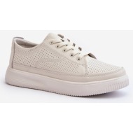  women`s leather sports shoes sneakers white failla