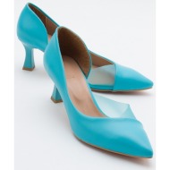  luvishoes 353 baby blue skin heels women`s shoes
