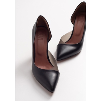 luvishoes 653 black skin heels women`s σε προσφορά