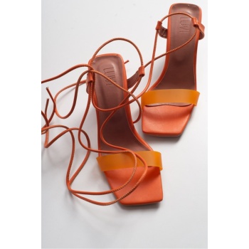 luvishoes women`s orange skinny heel σε προσφορά