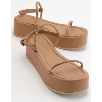 luvishoes ekos women`s beige sandals σε προσφορά
