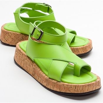 luvishoes sary women`s green sandals σε προσφορά