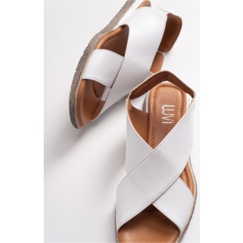 luvishoes women`s white sandals 706 σε προσφορά