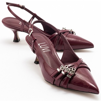 luvishoes woss burgundy patent leather σε προσφορά