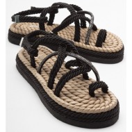  luvishoes princ women`s sandals with black stones
