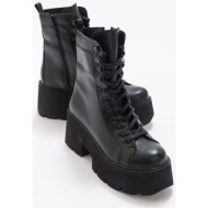  luvishoes morton black skin women`s boots