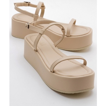 luvishoes beige women`s sandals σε προσφορά