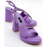  luvishoes juga women`s lilac heeled shoes