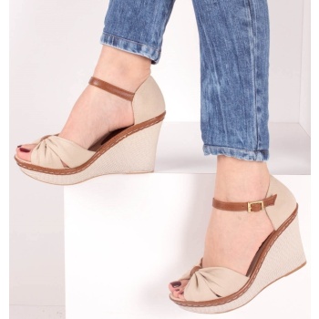 fox shoes beige women`s wedge heeled σε προσφορά