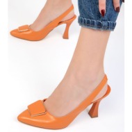  soho orange women`s classic heeled shoes 18866
