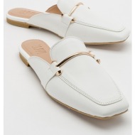 luvishoes ronda white women`s slippers
