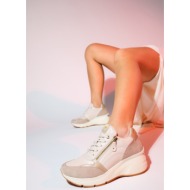  luvishoes adel dark beige women`s sports shoes