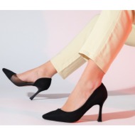  luvishoes wayne black striped transparent women`s stiletto heel shoes