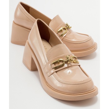luvishoes omera beige patent leather σε προσφορά