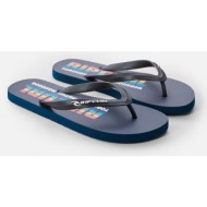  flip-flops rip curl icons of surf bloom open toe navy/red