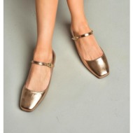  fox shoes s726252508 bronze patent leather women`s flats