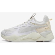  white women`s sneakers with leather details puma rs-x soft wns - women