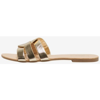 women`s slippers in gold color only σε προσφορά