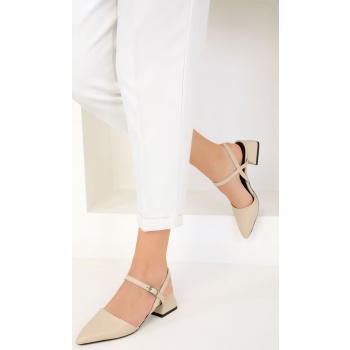 soho women`s beige classic heeled shoes σε προσφορά
