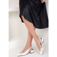  soho women`s white classic heeled shoes 18837
