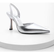  marjin women`s stiletto pointed toe open back evening dress heels nisay silver