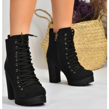 fox shoes black thick heeled daily σε προσφορά