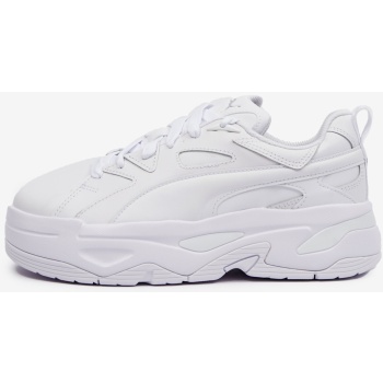 white women`s sneakers with leather σε προσφορά