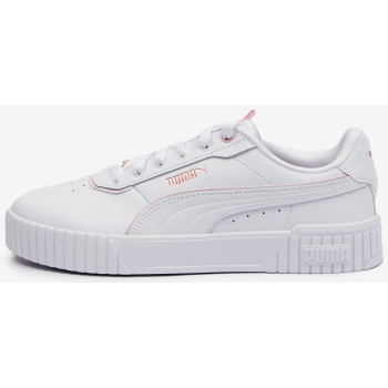 white women`s leather sneakers puma σε προσφορά
