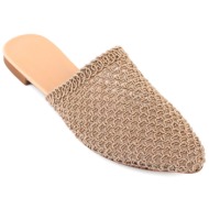  capone outfitters women`s straw pointed toe closed slippers