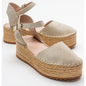 luvishoes viba women`s beige suede σε προσφορά