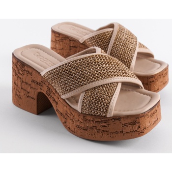 capone outfitters women`s cork platform