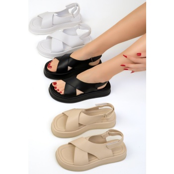 soho black women`s sandals 18985 σε προσφορά